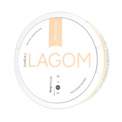 LAGOM Peach Mint Slim Nikotinpåsar